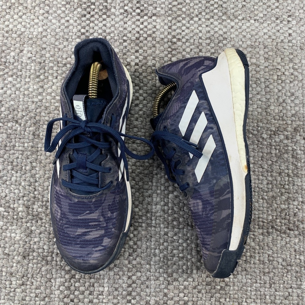 adidas Crazyflight Volleyball Shoes Womens 7 Shadow Navy HR0632 Boost Sneakers